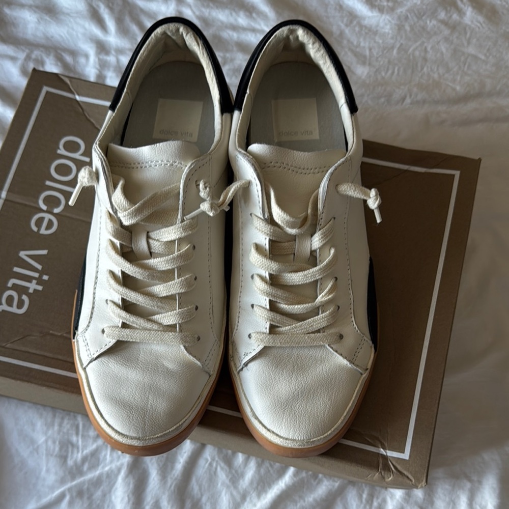 Dolce Vita White Sneakers